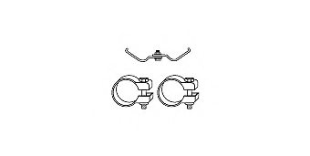 HJS 82 11 1089 Mounting Kit, exhaust system